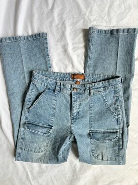 Y2K 2000s Lee Jeans Low Rise Flare Leg